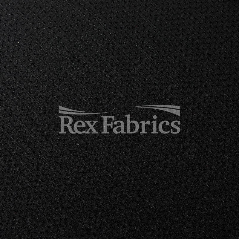 Pro Mesh Nylon Spandex Fabric - Black Solid, 58/60" Width (1 Yard)