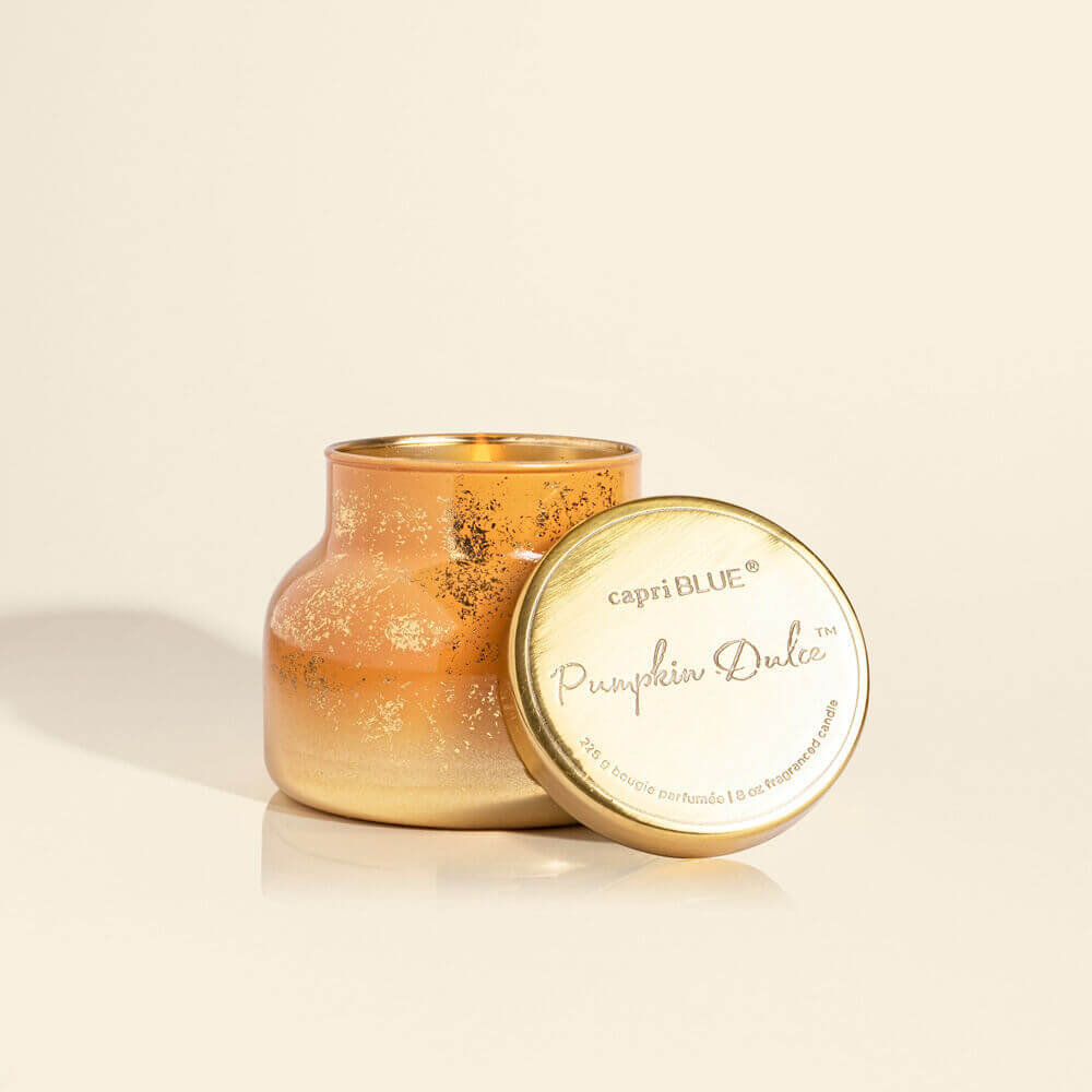 8oz Capri Blue Pumpkin Dulce Glimmer Petite Candle