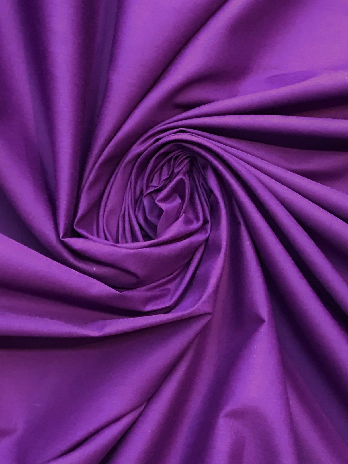 Purple Poly Cotton Broadcloth Fabric - Purple, 59/60" Width (1 Yard)