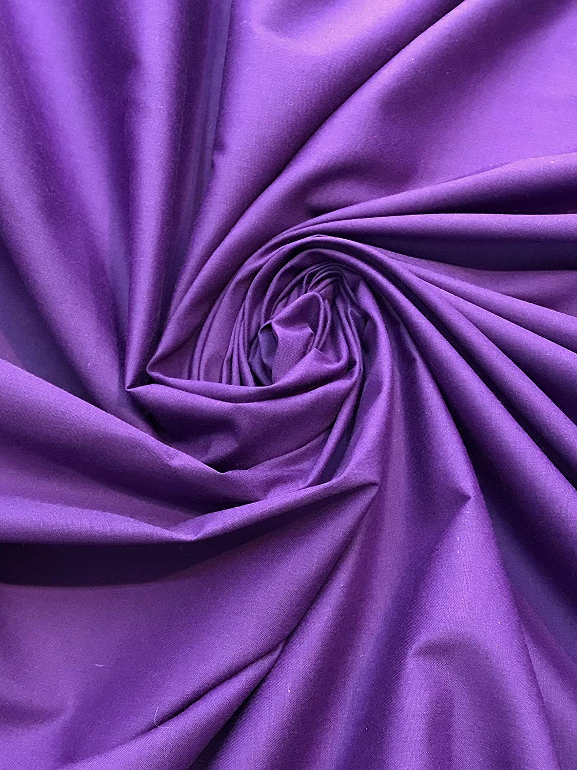 1 Yard Lavender Poly Cotton Blend Fabric Ideal for Apparel Crafts Home Decor and Quilting 60 inch Width