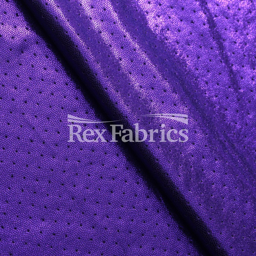 Shimmer Laser Polyester Spandex Fabric - Multiple Colors, Shimmer Foil Finish, 58-60" Width (1 Yard)