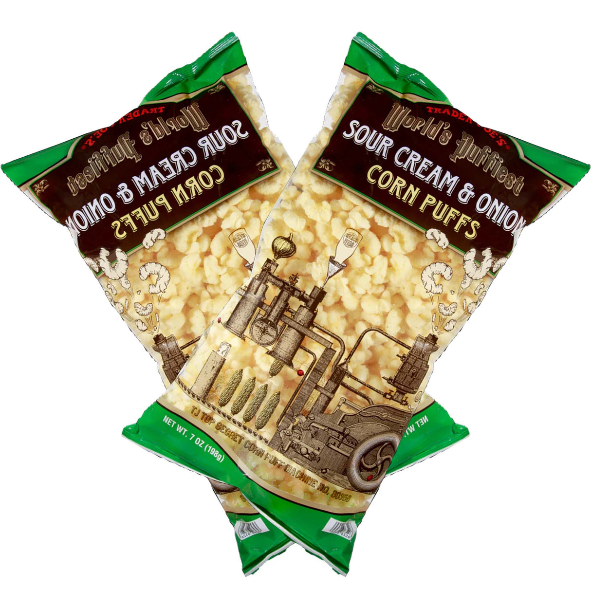Trader Joe's World's Puffiest Sour Cream & Onion Corn Puffs | 7 oz