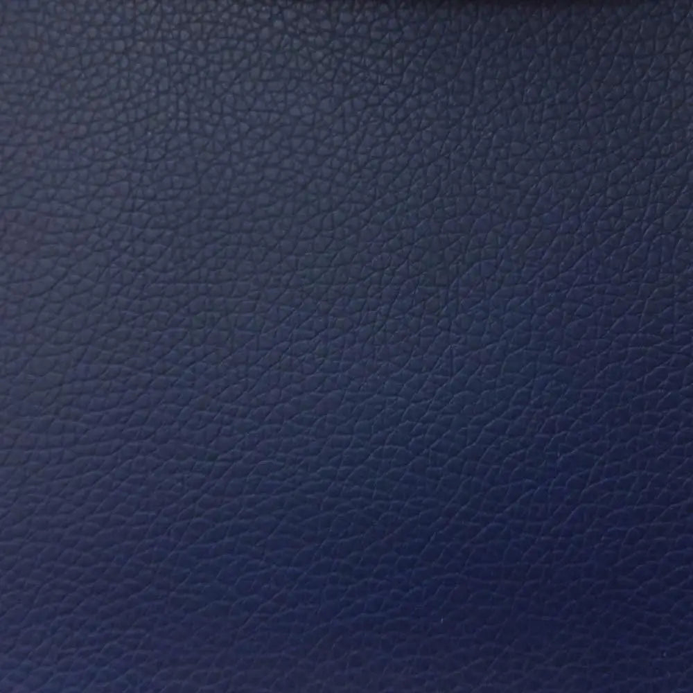 Navy 1.2 mm Thickness Soft PVC Faux Leather Vinyl Fabric