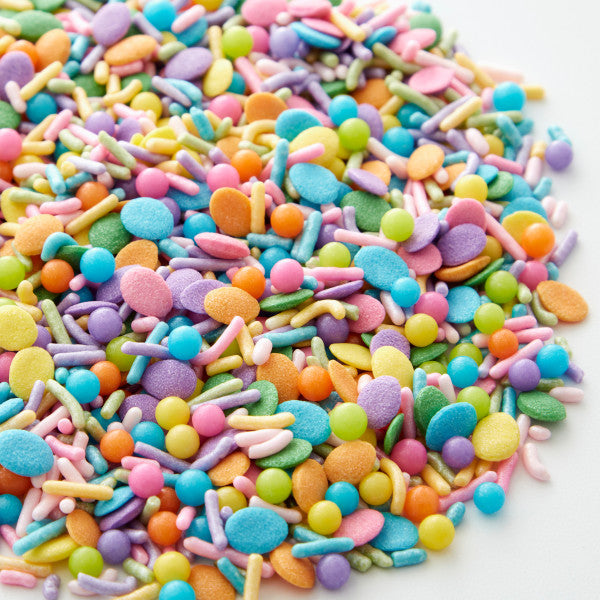 Wilton Bright Pastel Easter Egg and Jimmies Sprinkle Mix, 3.98 oz.