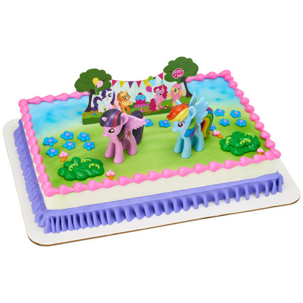 My Little Pony cake Kit – 3-Piece Cake Topper Set by DecoPac