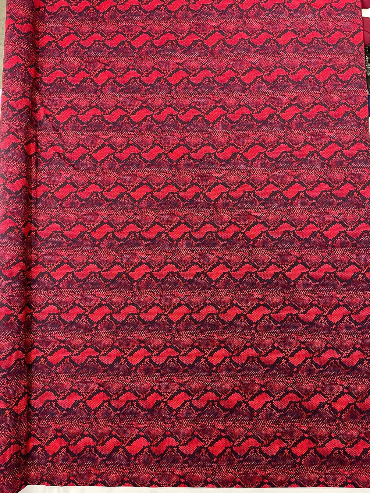 Python Snake Print Nylon Spandex Fabric - Digital Snake Skin Print, 58" Width (1 Yard)