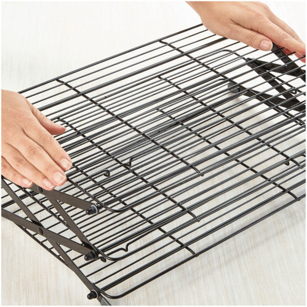 Wilton 3-Tier Collapsible Cooling Grid – Black