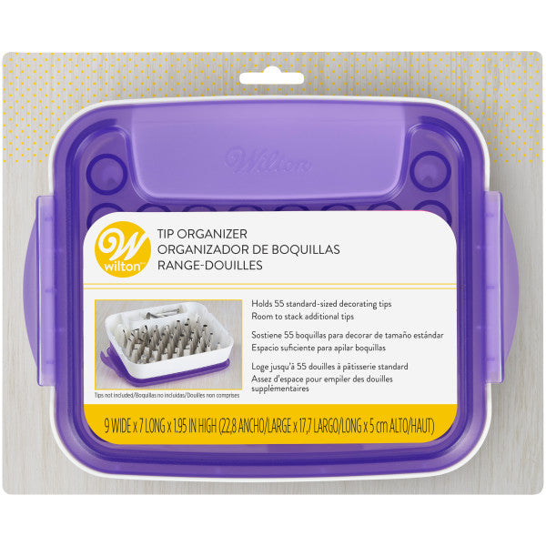 Wilton Decorating Tip Organizer Case – Holds 55 Tips