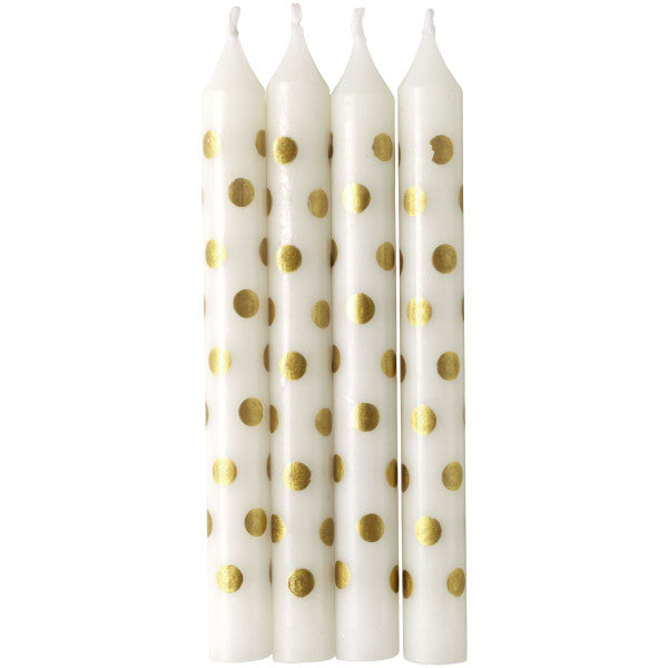 Wilton Gold Dot Birthday Candles