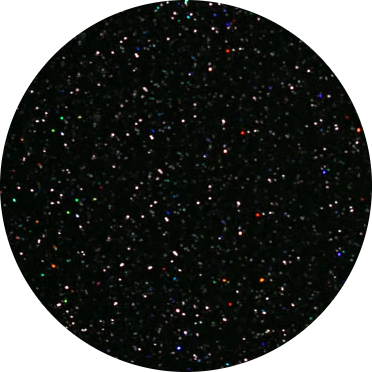 Glitter Heat Transfer Vinyl - Rainbow Black Fabric - Rainbow Black Glitter, 20" H x 12" W (Foot)