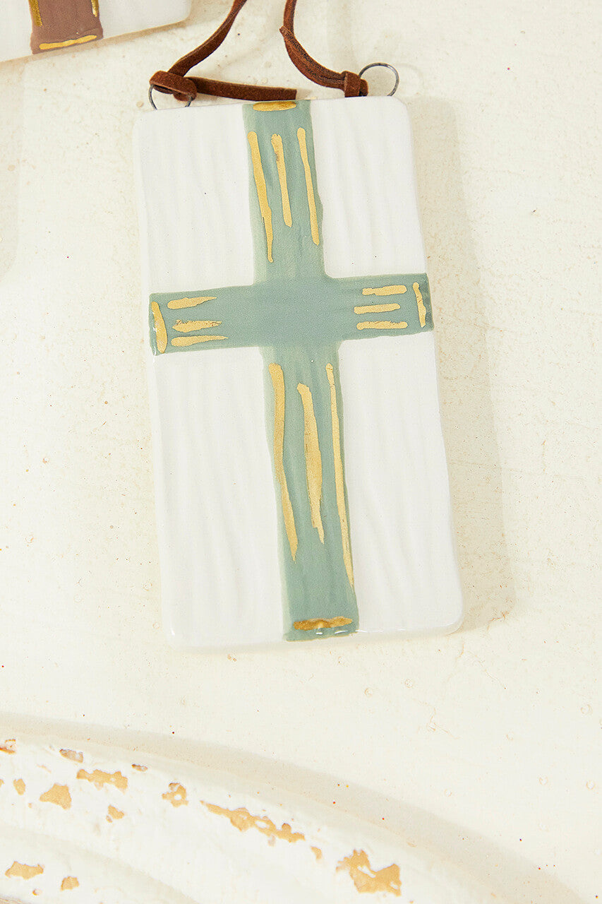 Raised Cross Ornament