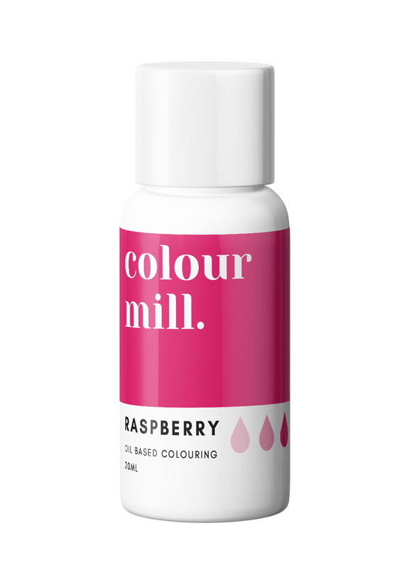 Raspberry Oil Based Food Coloring for Chocolate Buttercream 20ml