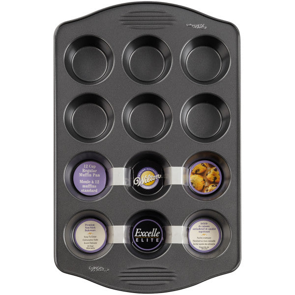 Wilton Excelle Elite Muffin Pan, 12-Cavity