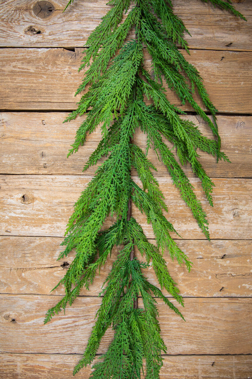 48 Inch Real Touch Lebanon Cedar Full Garland