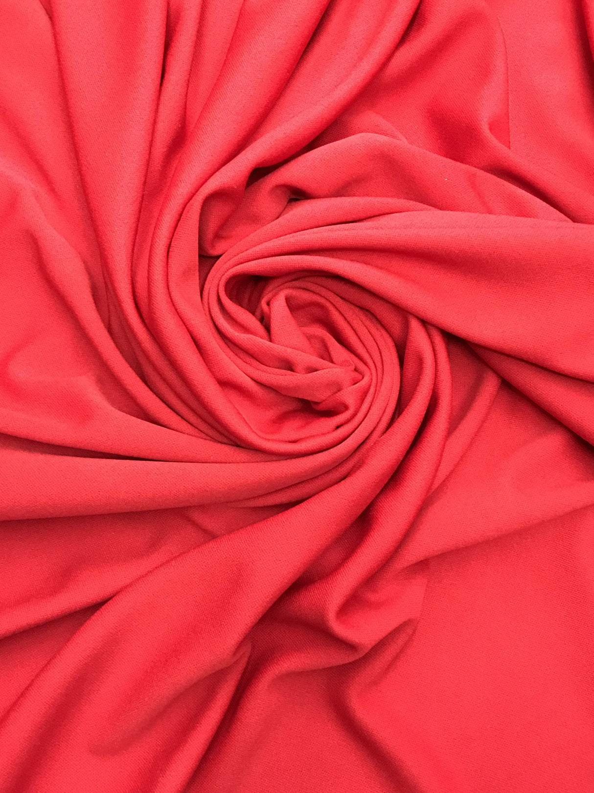 Red Scuba Polyester Fabric - Red, 59"-60" Wide