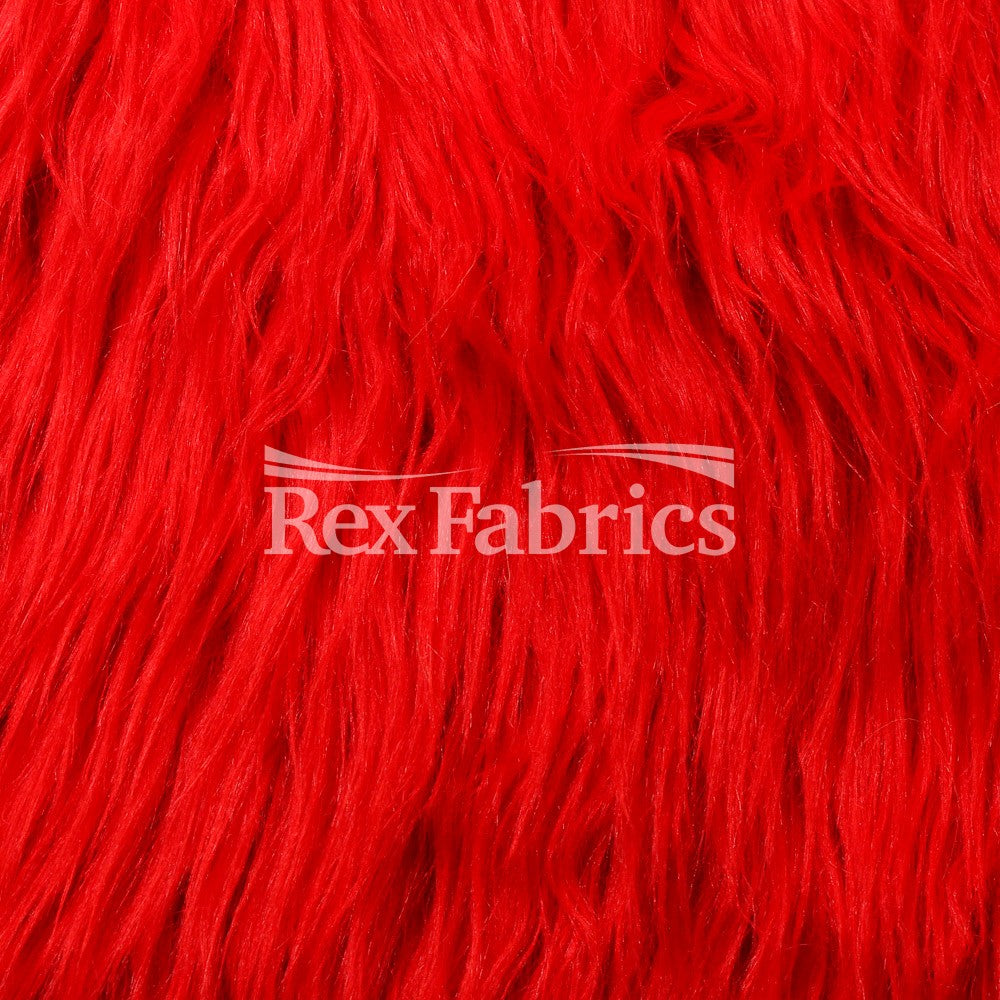 Mohair Fur Poly Acrylic Fabric - Solid Faux Fur, Multiple Colors, 58/60" Width (1 Yard)