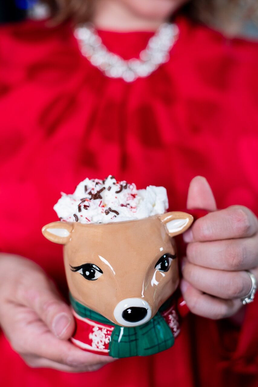 Reindeer Christmas Mug