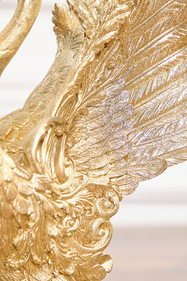 14 inch Resin Royal Swan Christmas Decor