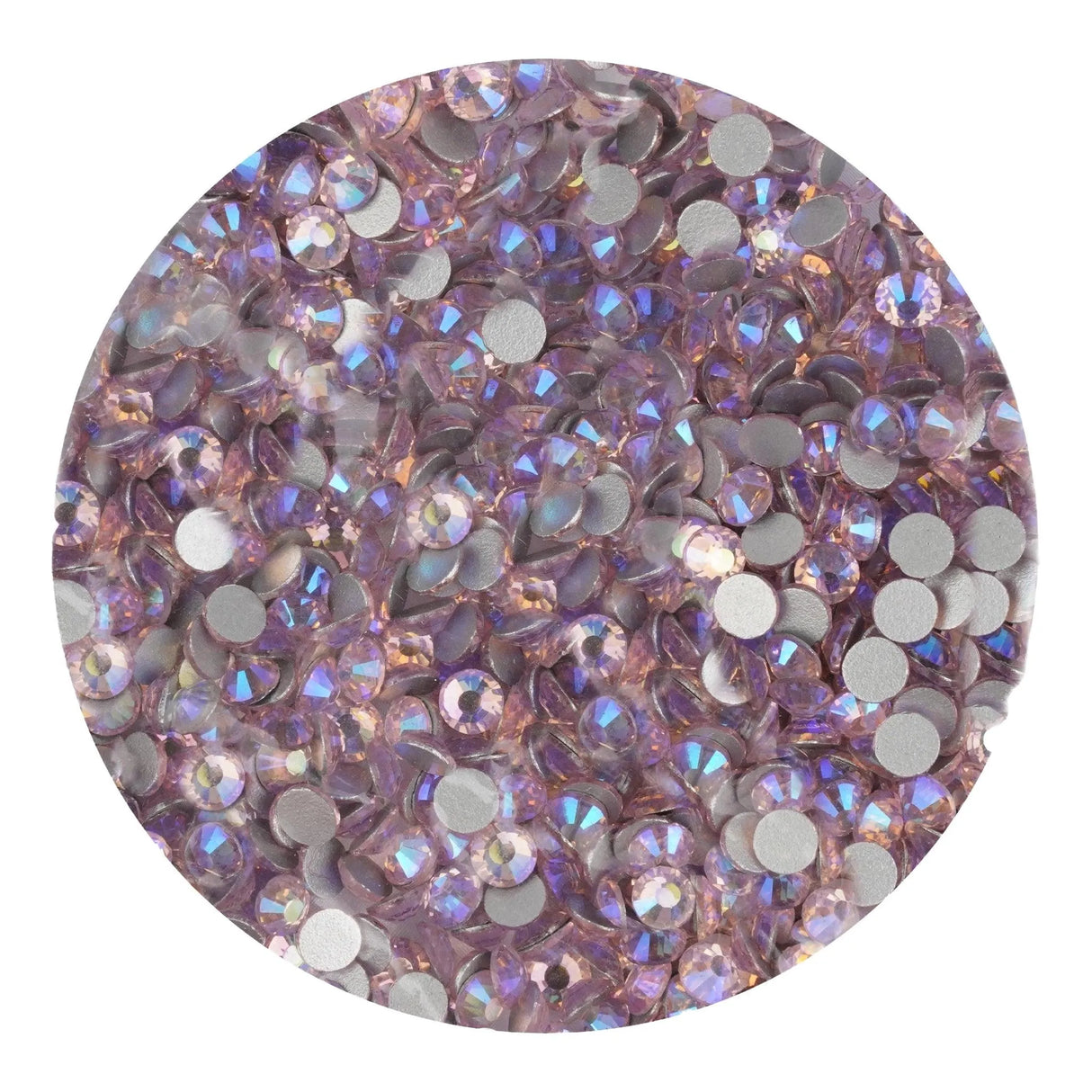 Rhinestone AB Iridescent - Light Pink (1400 Non Hot Fix Stones - SS10)