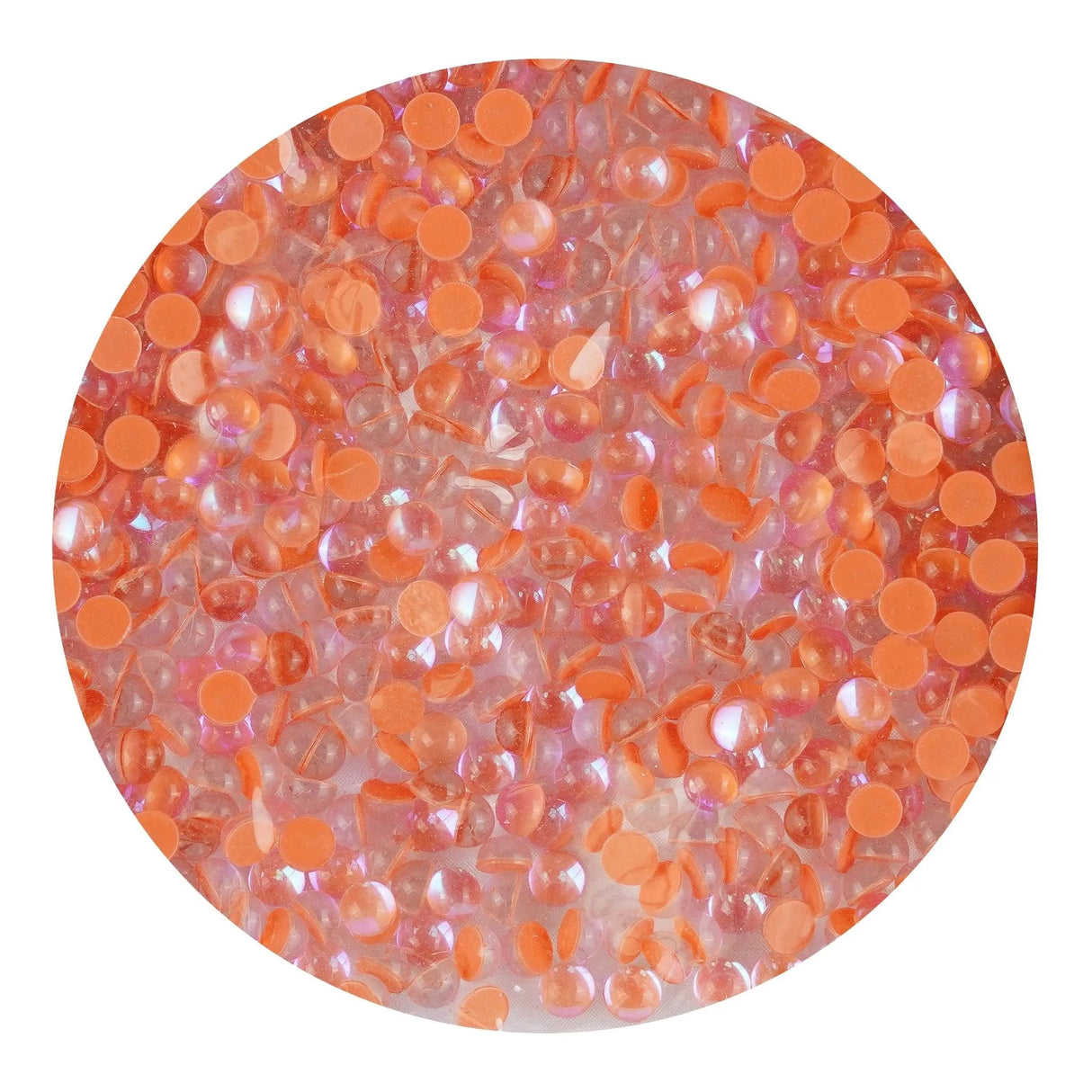 Rhinestone Mermaid Drop Orange (1400 Non Hot Fix - SS10)
