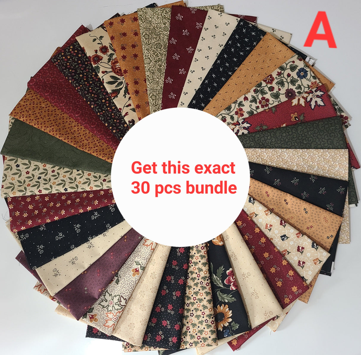Fat Quarter Bundle Kansas Troubles by Moda Floral Quilting Cotton Pre-Cut