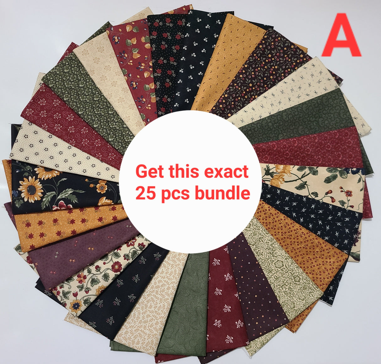 Fat Quarter Bundle Kansas Troubles by Moda Floral Quilting Cotton Pre-Cut
