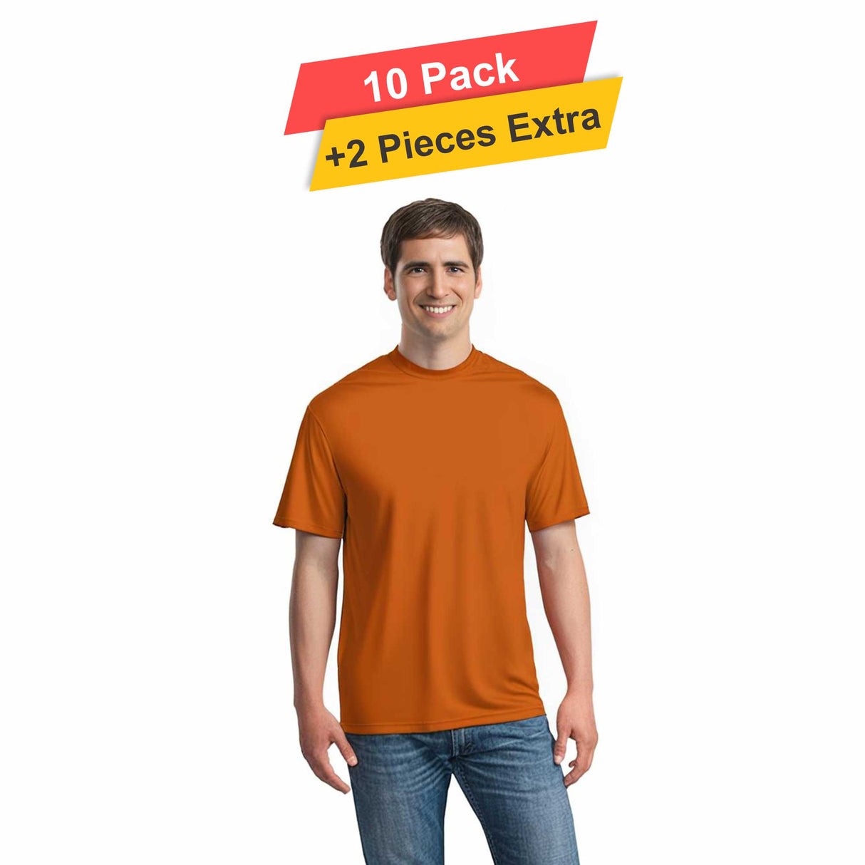 S/S Crew Neck - 10 pack - 100% polyester