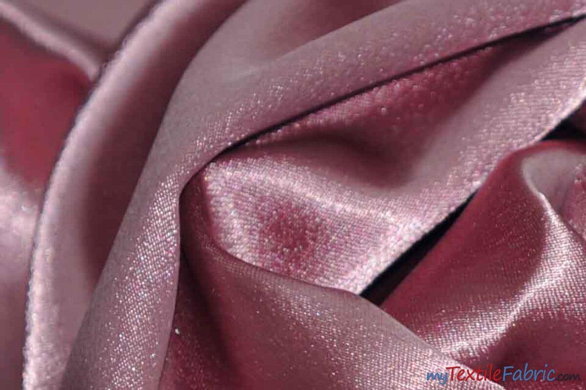 Superior Quality Crepe Back Satin Fabric - Multiple Colors, 58/60" Width (1 Yard)