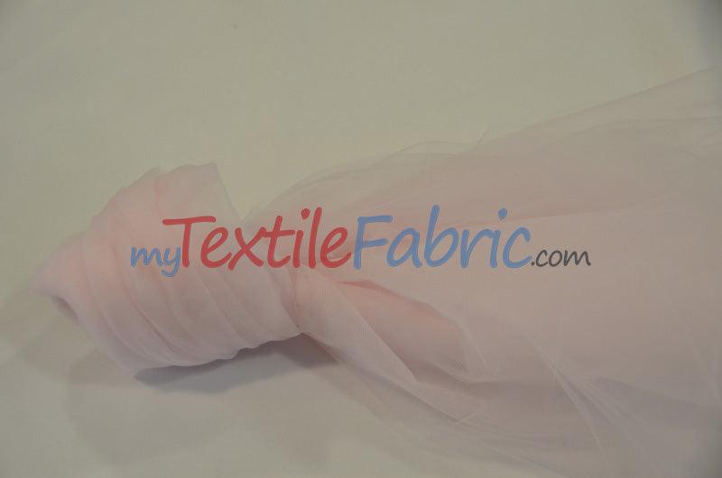 Bridal Tulle Illusion Nylon Tulle Fabric - Sheer Soft Bridal Veil, 108" Width (50 Yard Bolt)