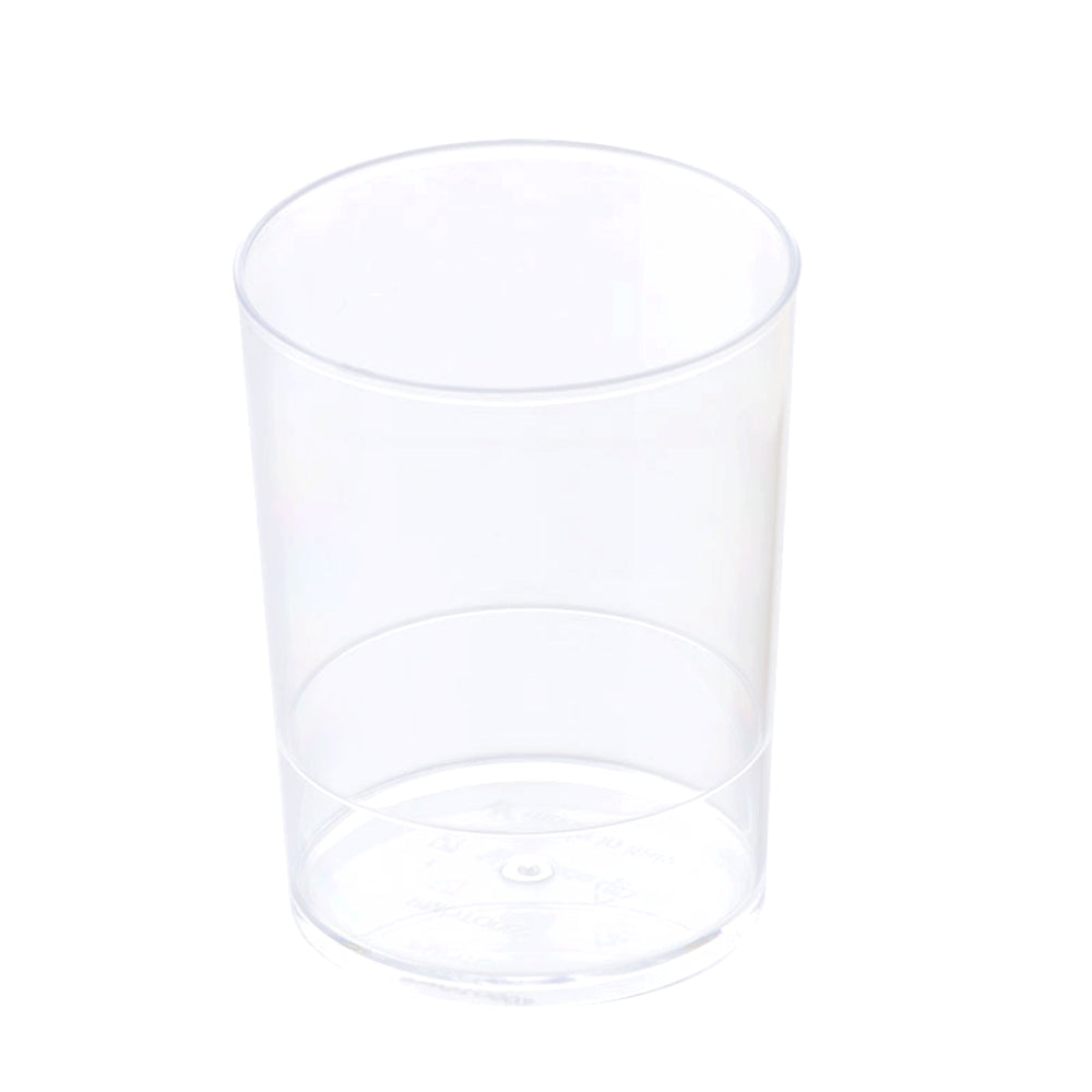 Round Dessert Cups Clear Plastic, 2" Dia x 2.5" H Capacity 90 ml. (3 oz) - Pack of 100