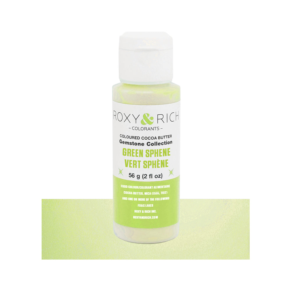 Roxy & Rich Green Sphene Gemstone Cocoa Butter, 2 oz.