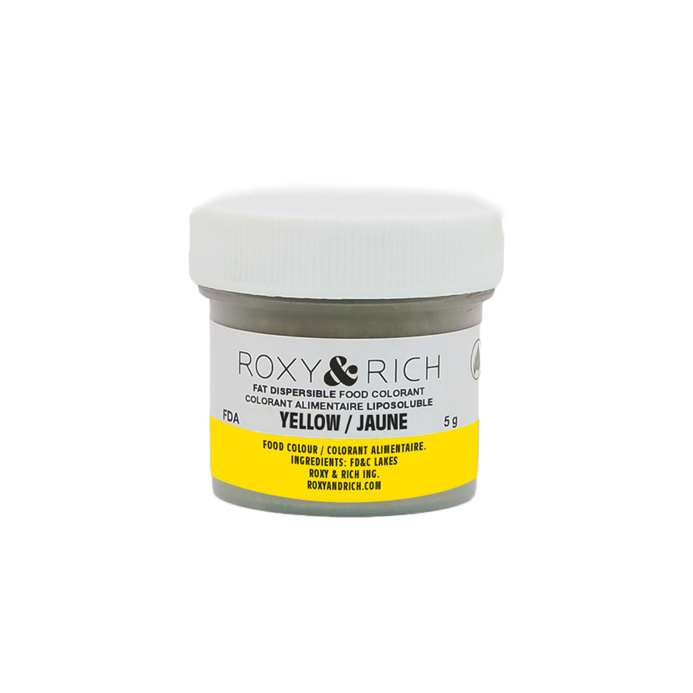 Roxy & Rich Yellow Fat Dispersible Powder Food Color, 5 gr