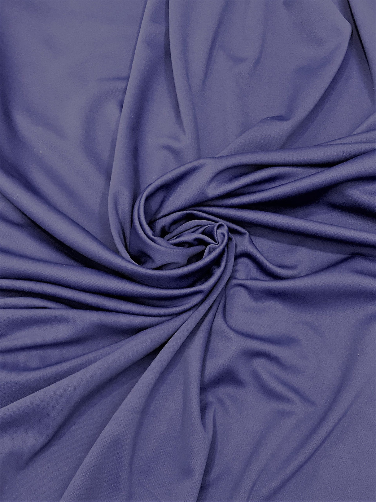 Scuba Polyester Fabric - Navy Blue, 59"-60" Width