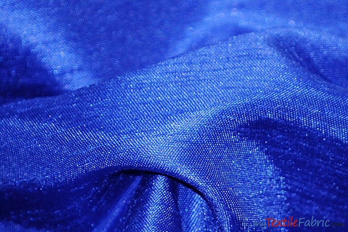 Shantung Satin Polyester Fabric - Reversible Satin Dupioni Silk, Multiple Colors, 58/60" Width (Yards, Bolts, Sample Swatches)