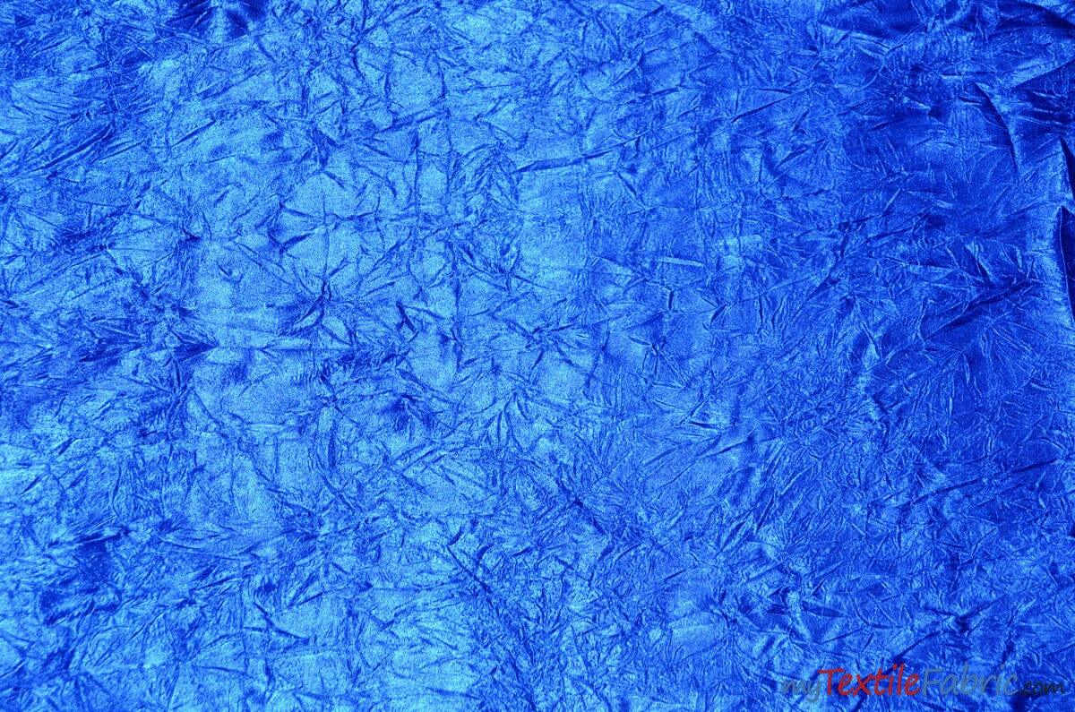 Silky Crush Satin Polyester Fabric - Crushed Charmeuse Satin, Multiple Colors, 54" Width (1 Yard)