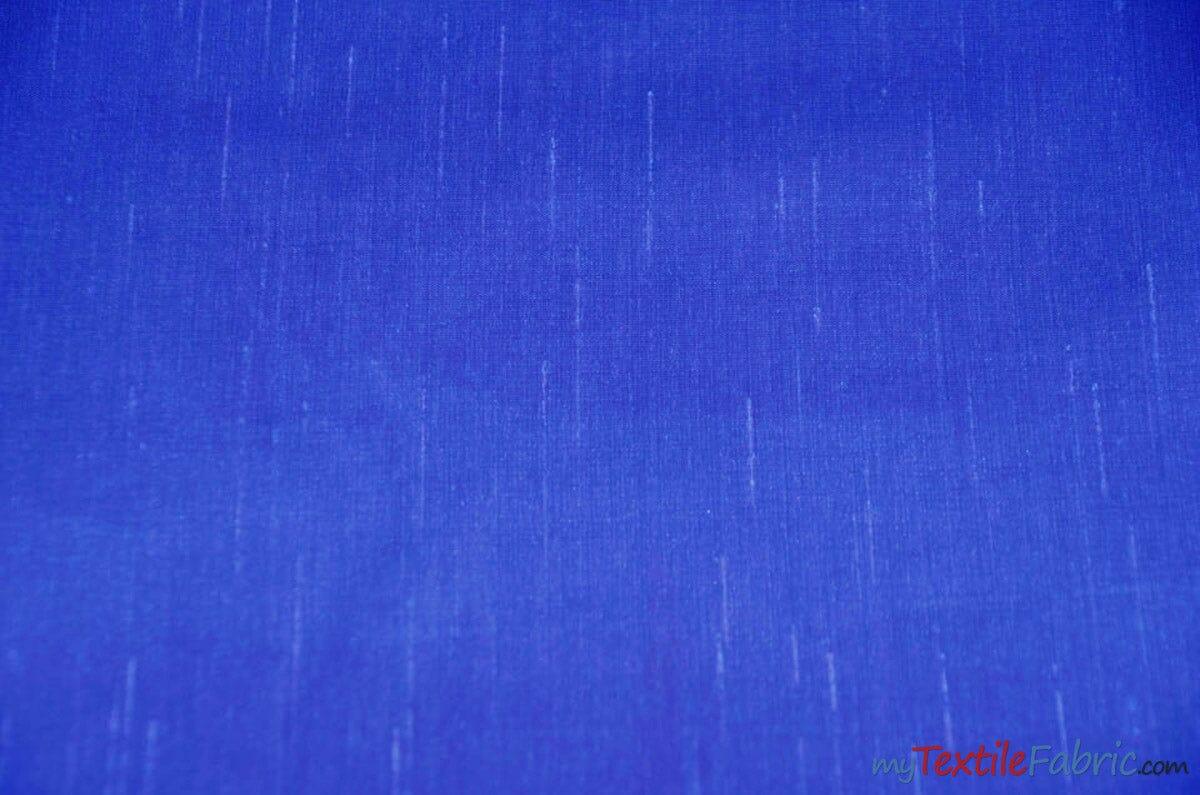 IFR Extra Wide Dupioni Silk 100 Percent Polyester Faux Dupioni Fabric - Multiple Colors, 120" Wide (1 Yard)