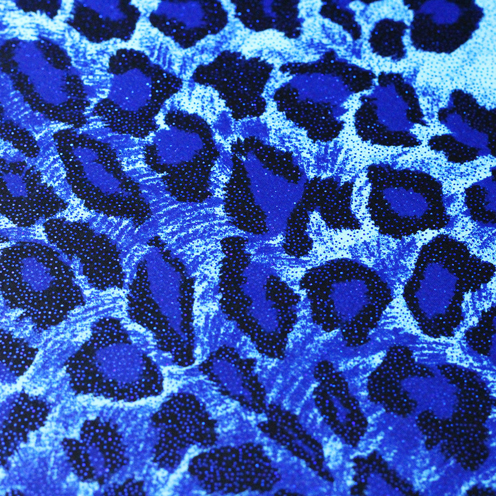 Leopard Animal Polyester Spandex Fabric - Multiple Colors, Leopard Print, 60" Width (1 Yard)