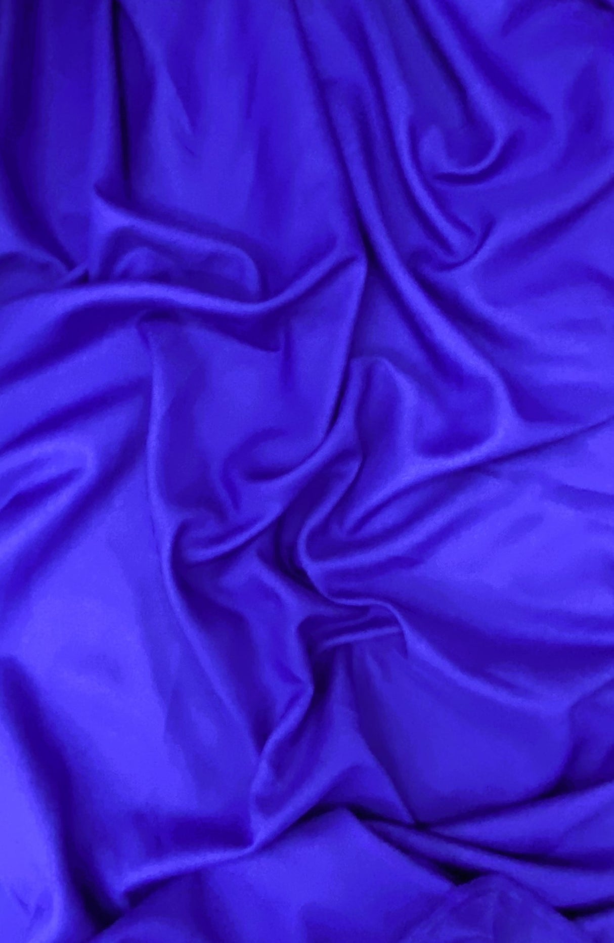 Gabardine Royal Blue Polyester Fabric - Royal Blue, 59/60" Width