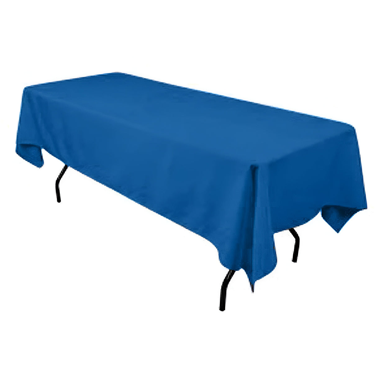 Polyester Rectangular Tablecloth Polyester Fabric - Wrinkle-Resistant, Stain-Proof, Washable, 60" X 144"