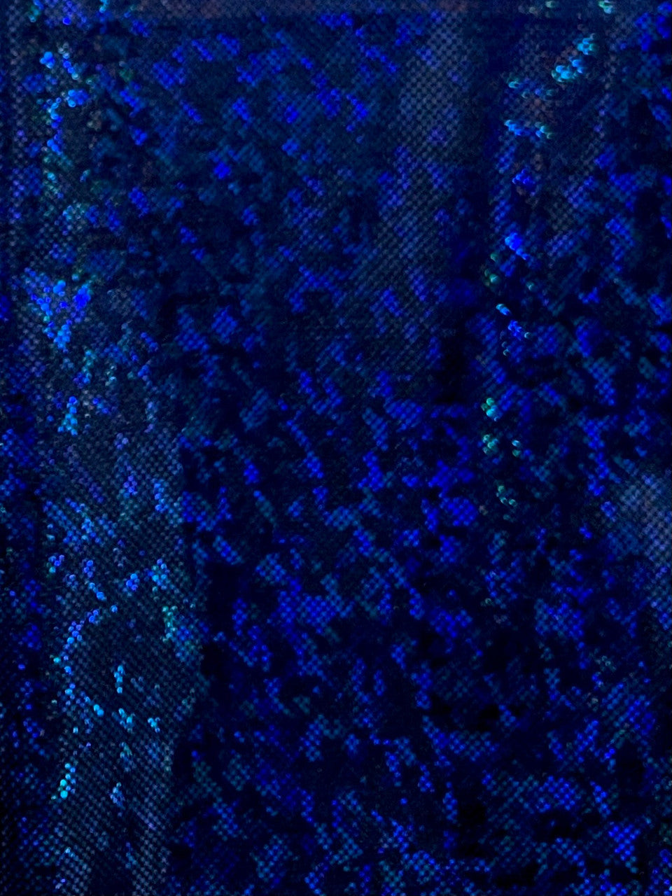 Shattered Holographic Honeycomb Nylon Spandex Fabric - Green, Royal, Red, Iridescent Black, Silver, Pink, Chartreuse, White, Gold, 58" Wide