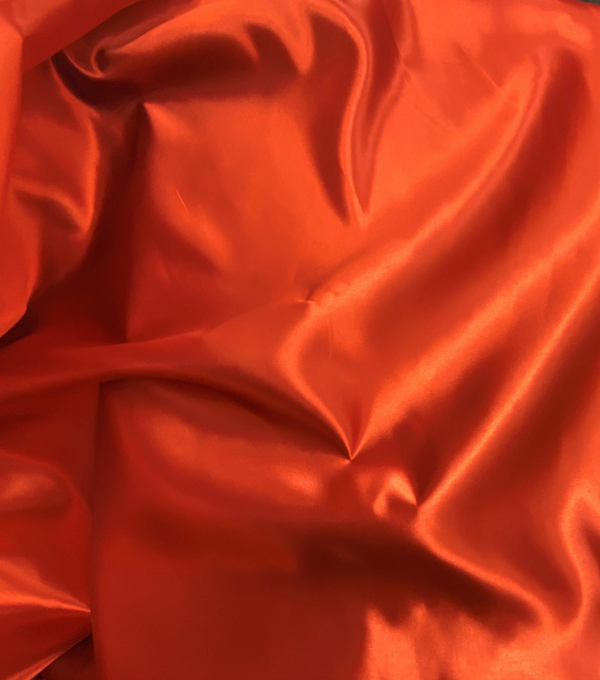 Rust Bridal Satin Polyester Fabric - Rust, 58"-60" Width (1 Yard)