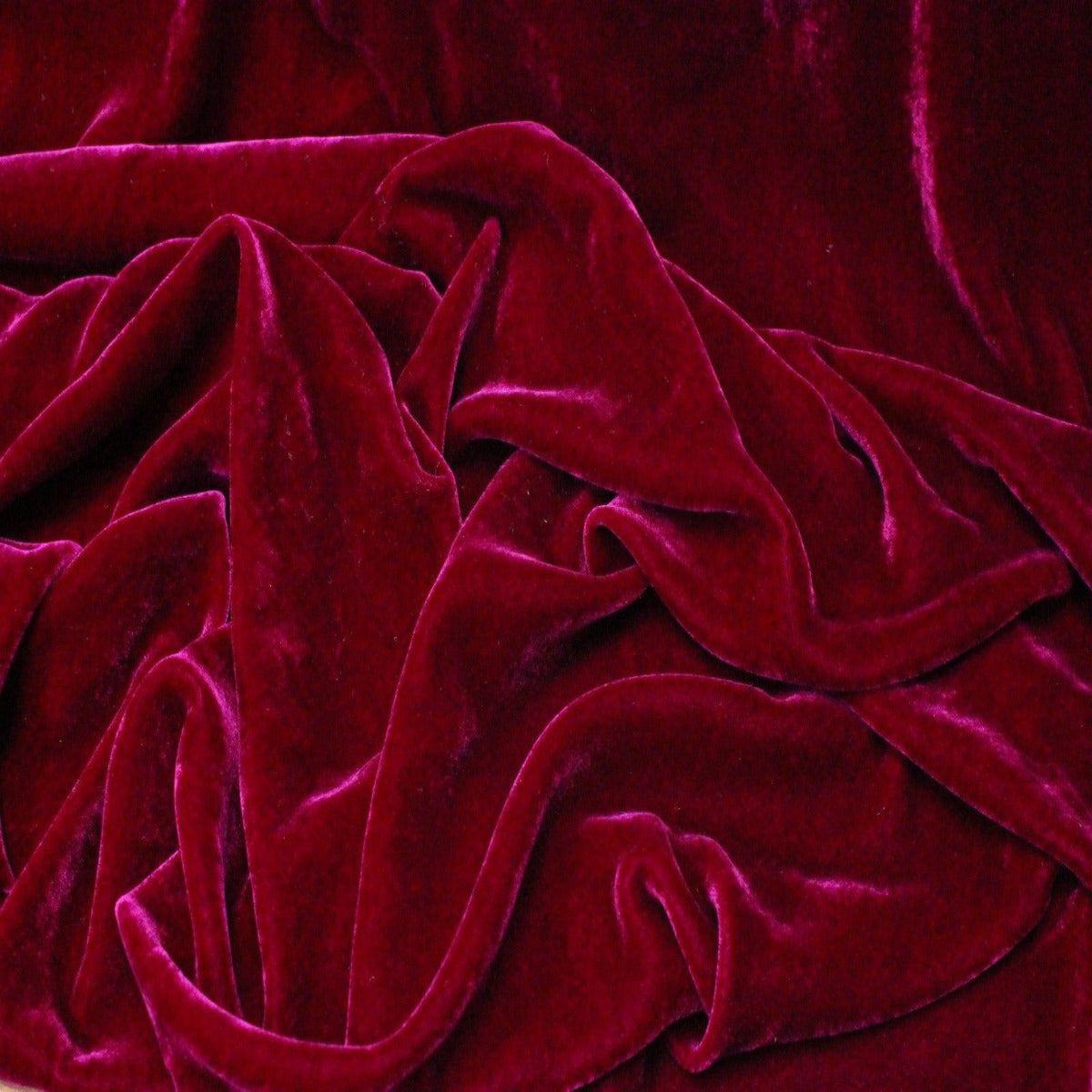Silk Rayon Velvet Fabric - 80 Percent Rayon 20 Percent Silk, Velvet, 45" Width, 180 GSM (1 Yard)