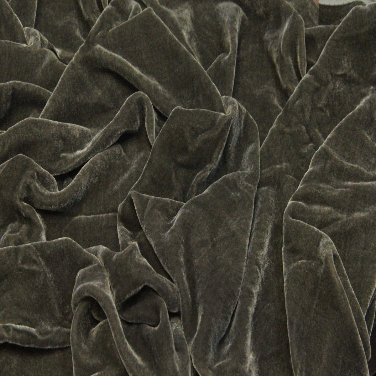 Silk Rayon Velvet Fabric - 80 Percent Rayon 20 Percent Silk, Velvet, 45" Width, 180 GSM (1 Yard)