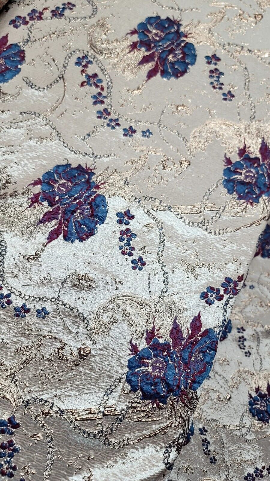 Brocade Jacquard Prom Fabric