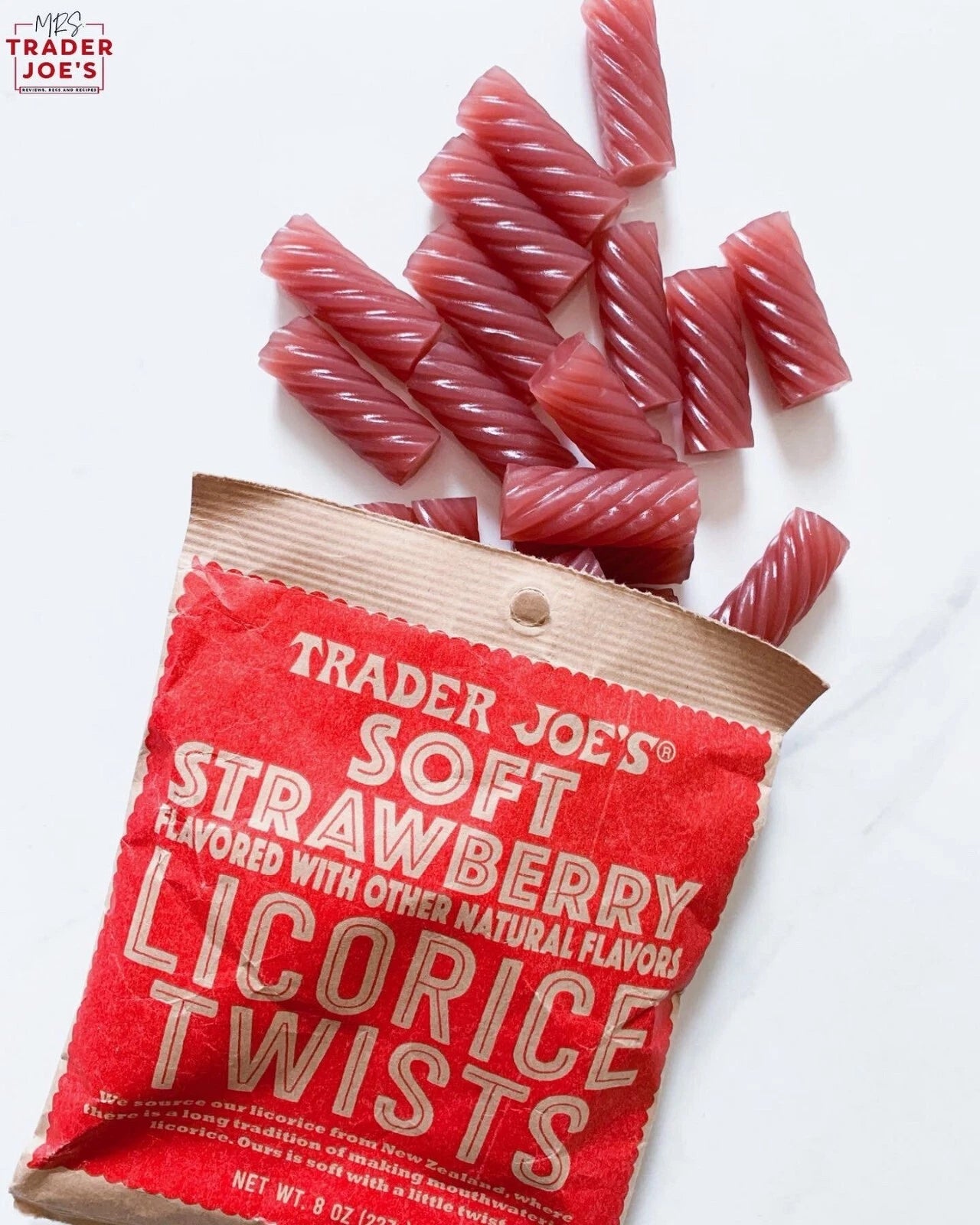 Soft Black Licorice Twists 7 oz