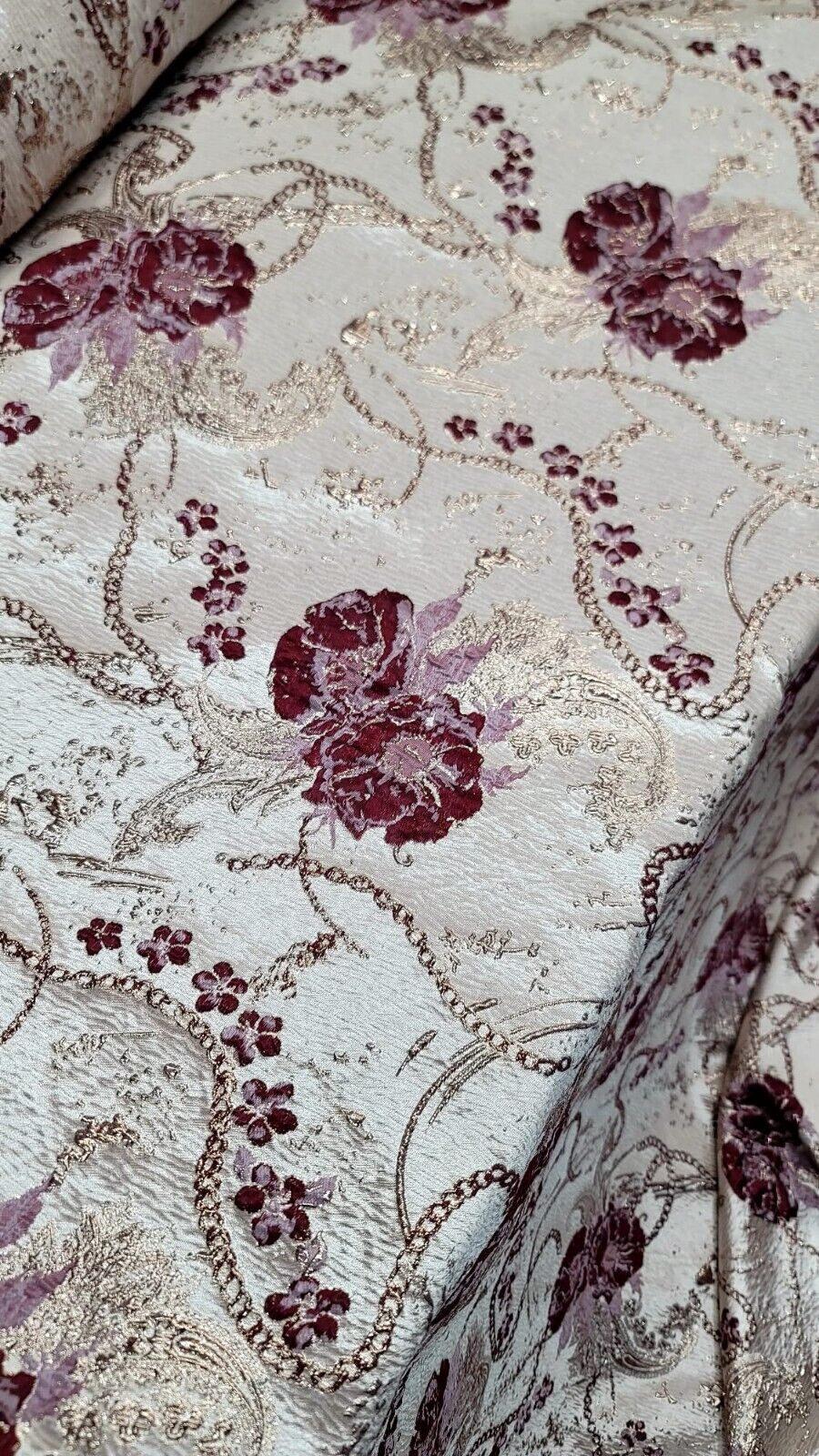 Brocade Jacquard Prom Fabric