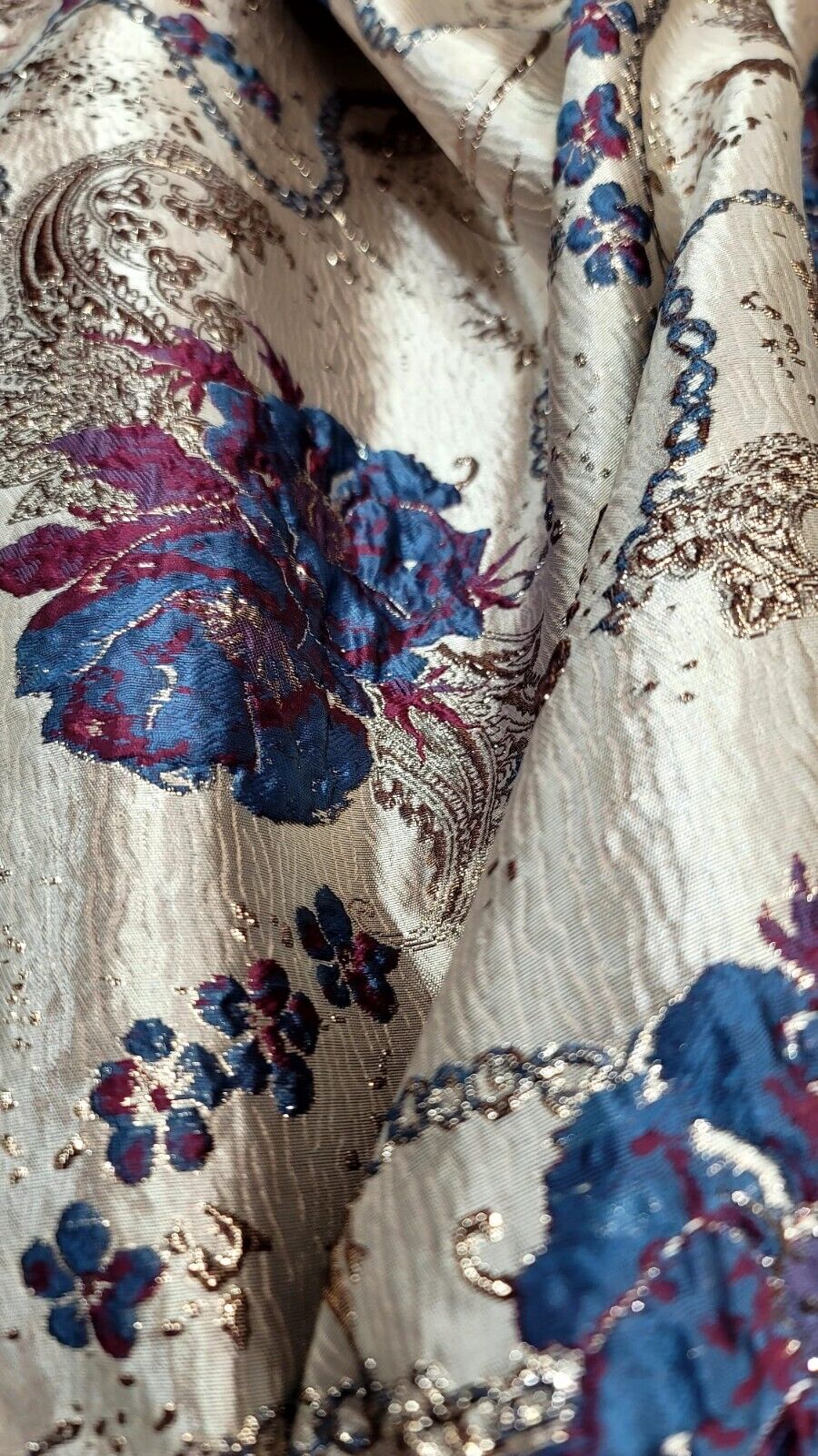 Brocade Jacquard Prom Fabric