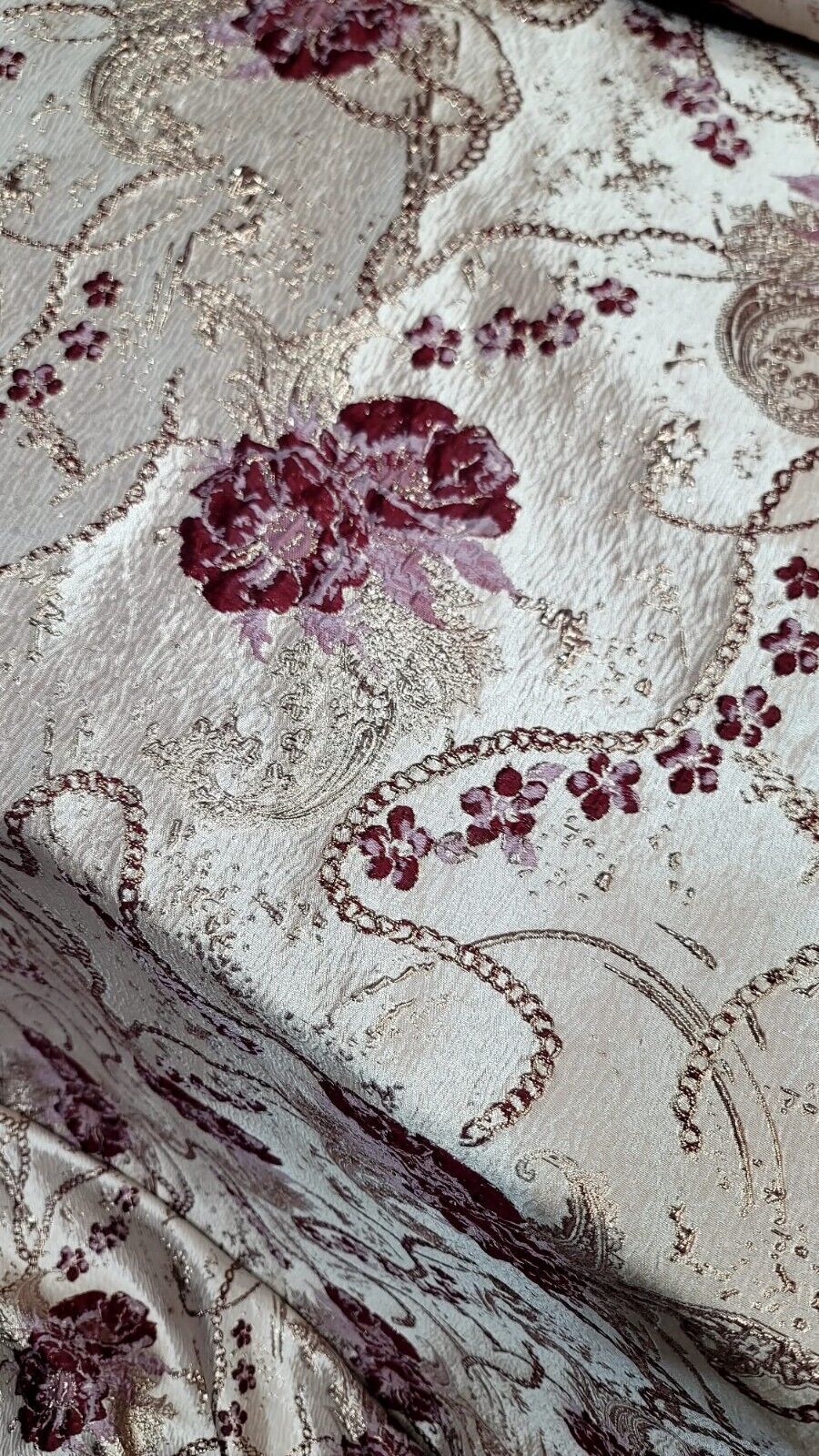 Brocade Jacquard Prom Fabric