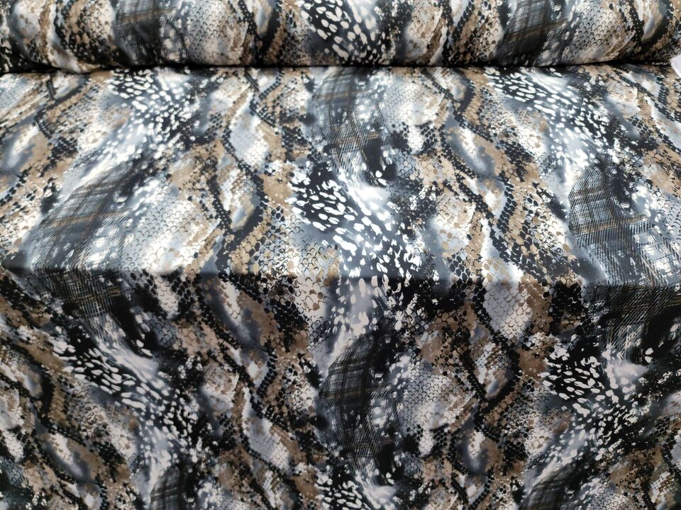 Stretch Spandex Snake Print Fabric