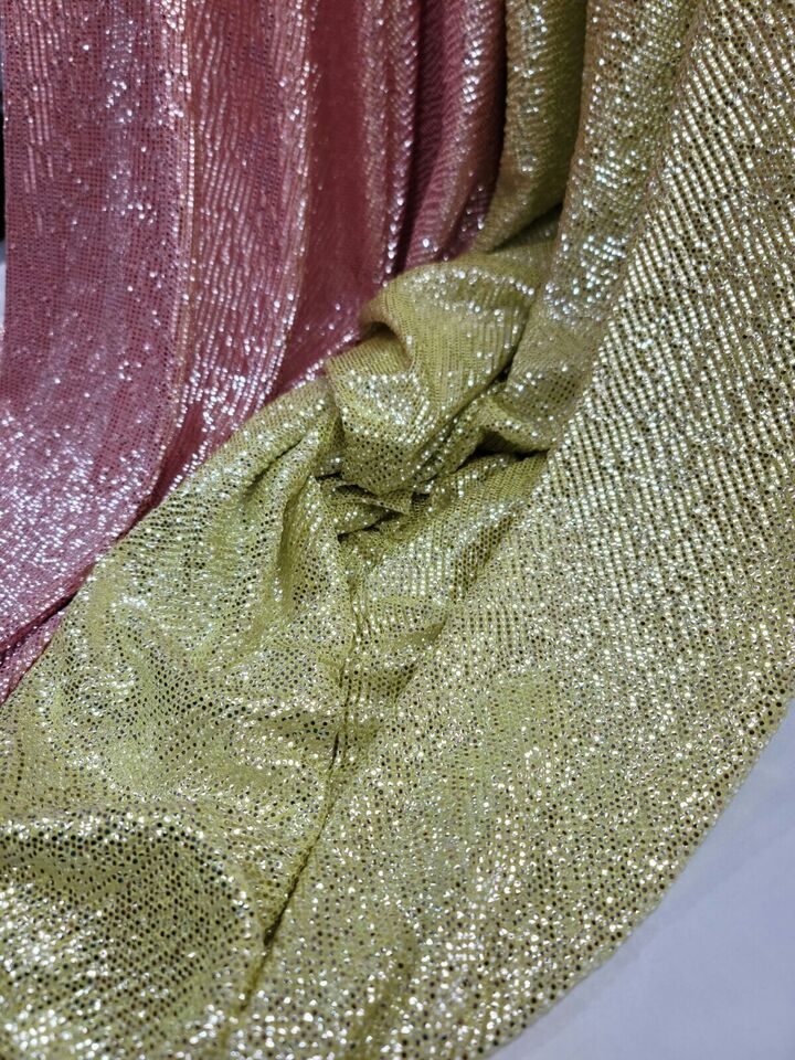 Stretch Textured Silver Fabric